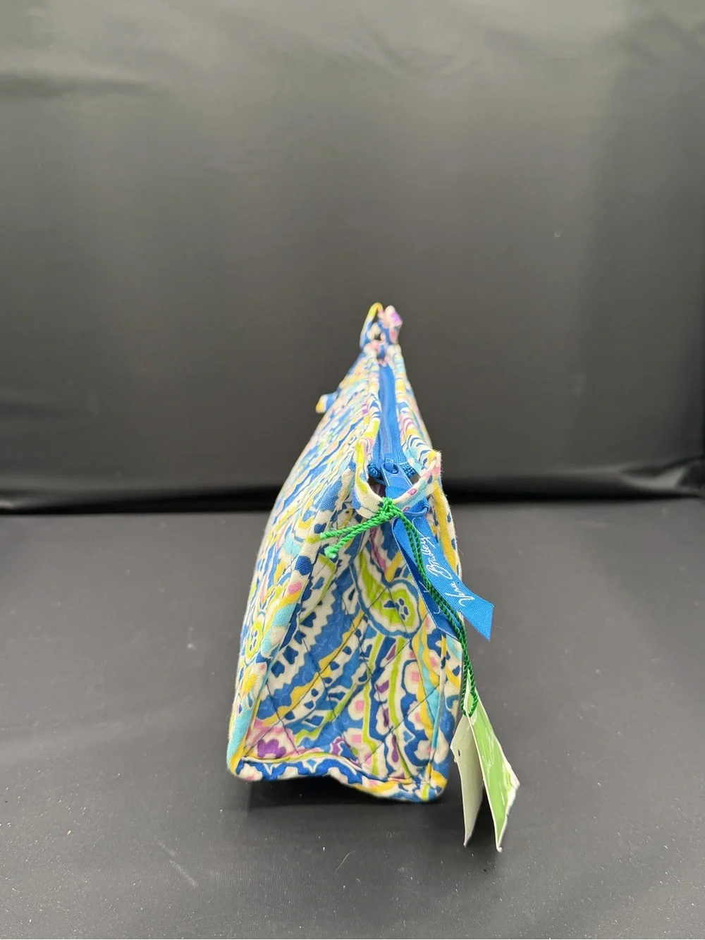 NWT Vera Bradley Medium Bow Cosmetic Capri Blue